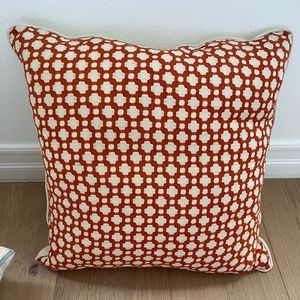 Schumacher Custom Pillow in Betwixt Orange - 2 Available